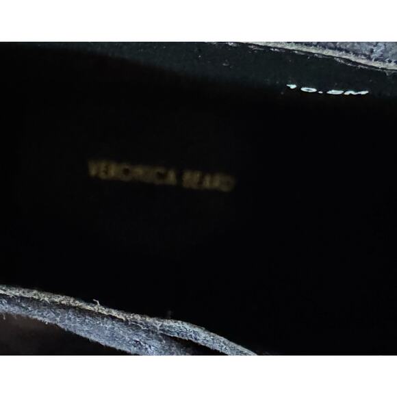 Veronica Beard Cecile Cap Toe Bootie (Women) Color: Indigo/ Black (New) $495.00 - Picture 7 of 9